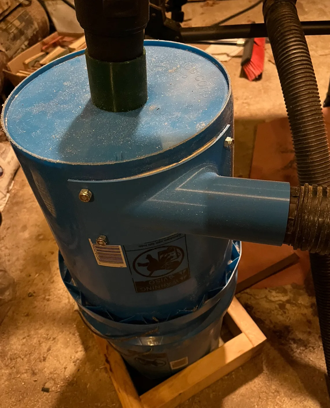 Tiêu đề Bộ chuyển đổi mặt bích lốc xoáy cho thùng 5 gallon T