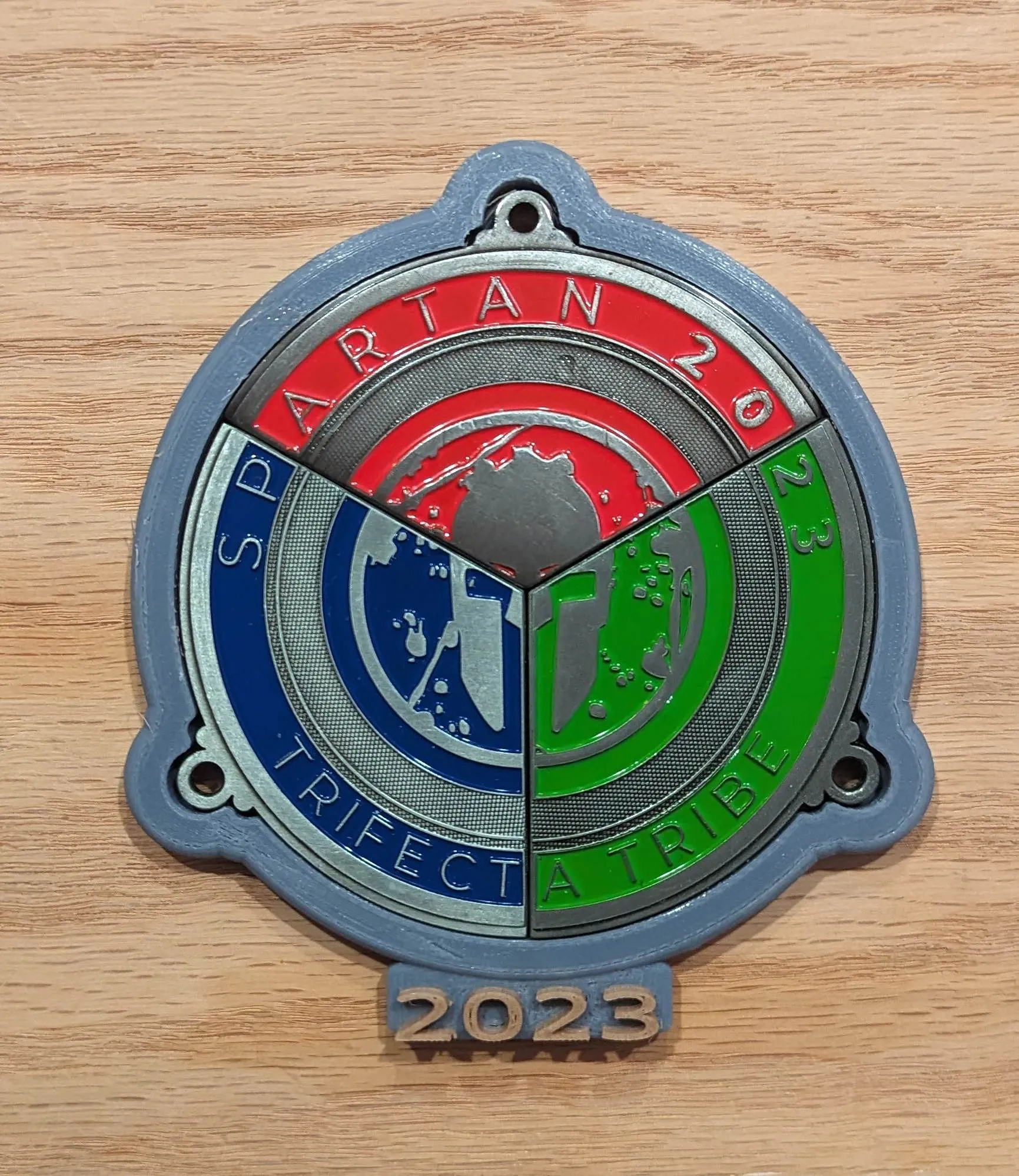 Spartan Trifecta Wedge Medal Holder (2023)