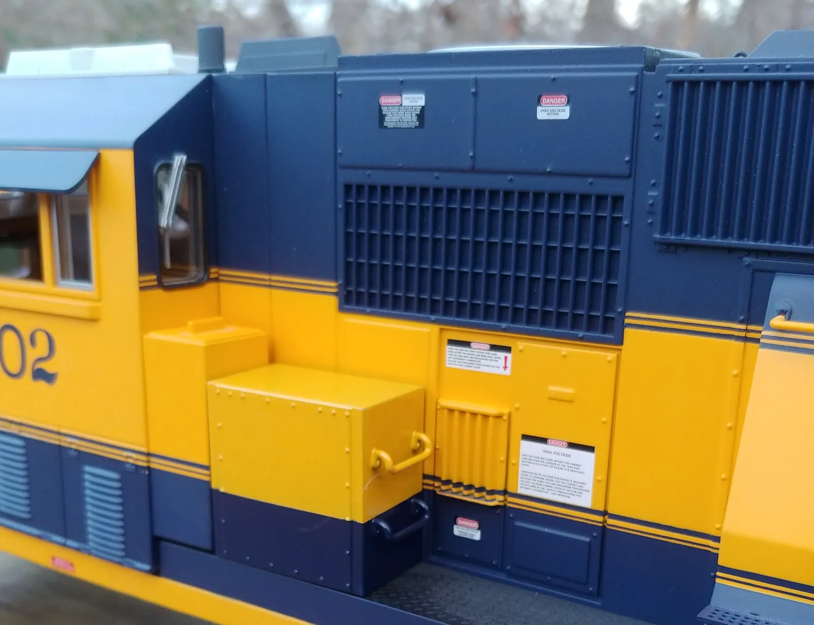 HEP inverter cabinet for the USA Trains Alaska SD70MAC