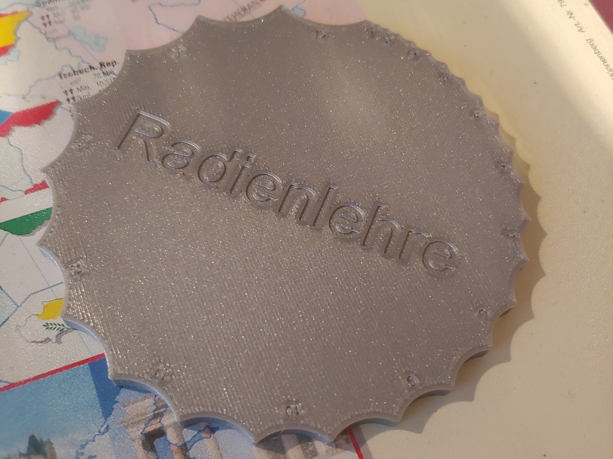 Tiêu đề Radienlehre Tóm tắt 1-15mm trong 05mm schritten Danh mục