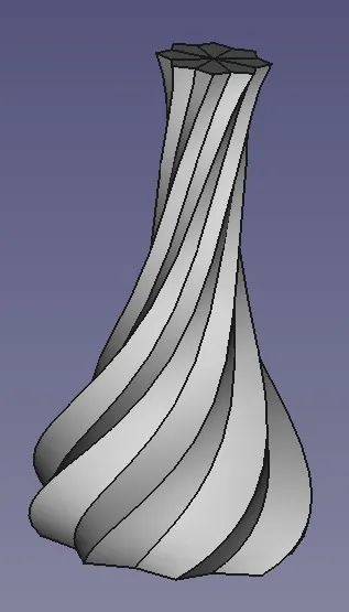 Mẫu Hoa Văn Xoắn Ốc 140mm Chỉnh Sửa Được