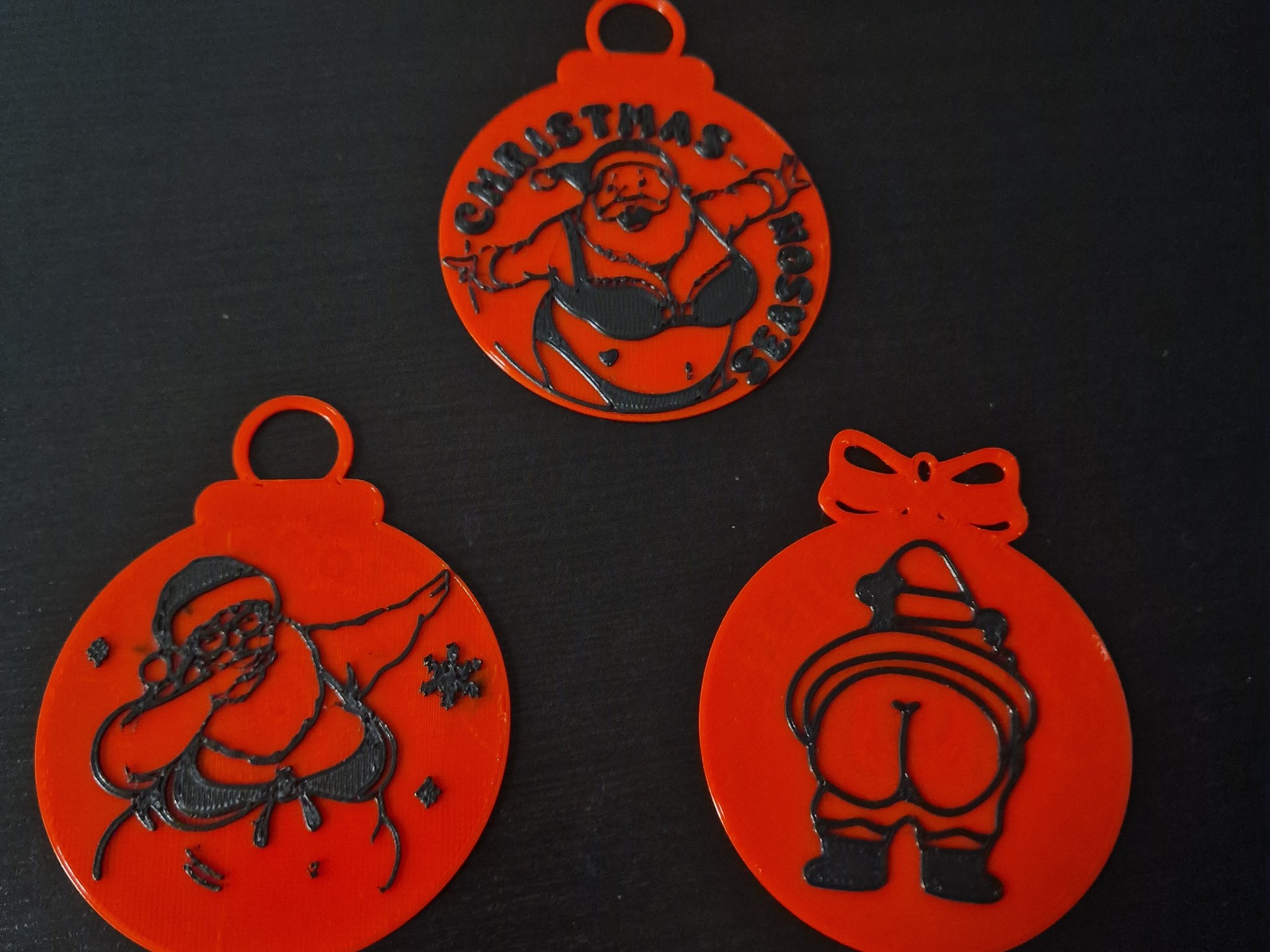 Bộ 3 quả châu Giáng sinh