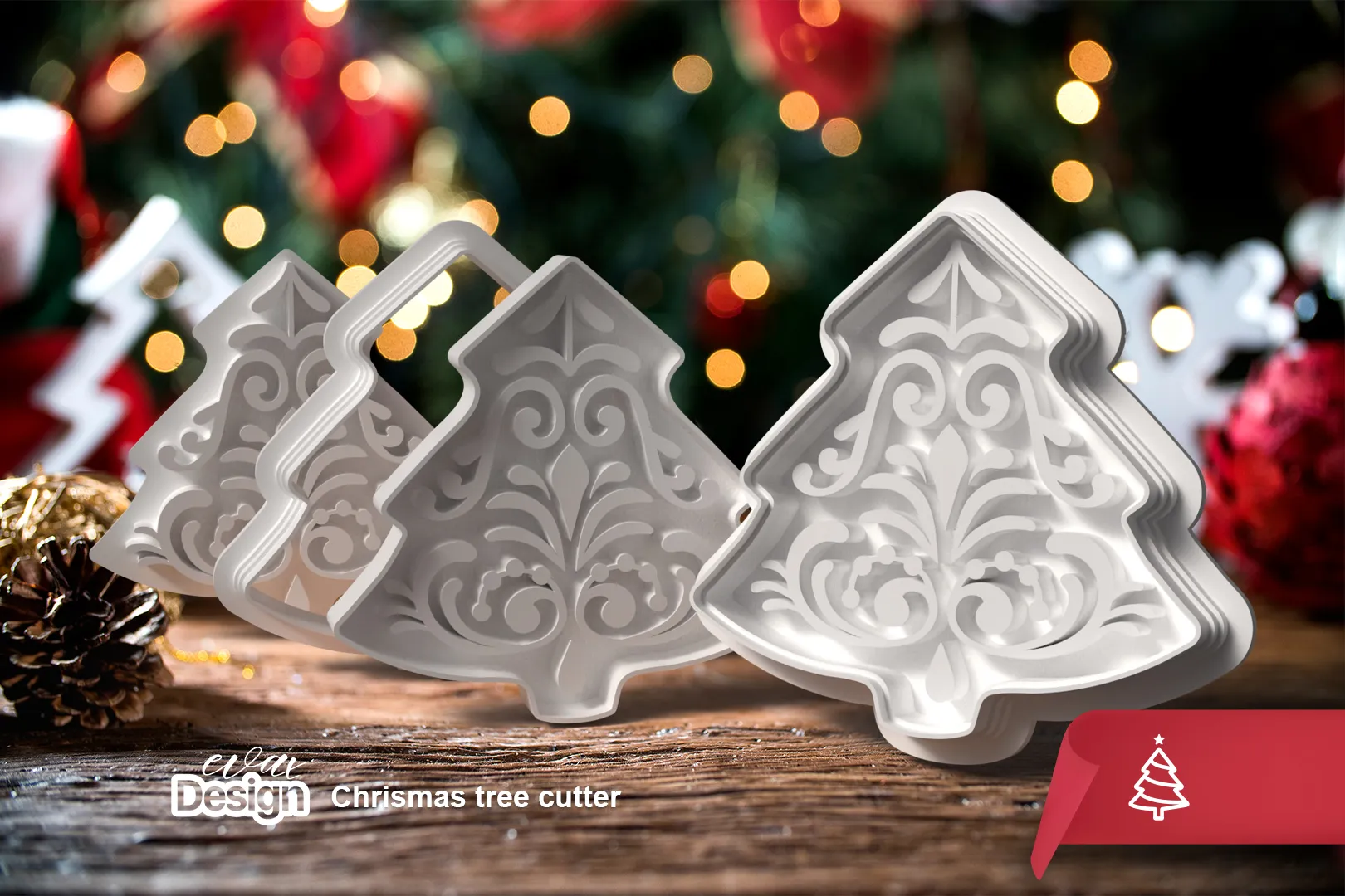 Khuôn cắt bánh Giáng Sinh