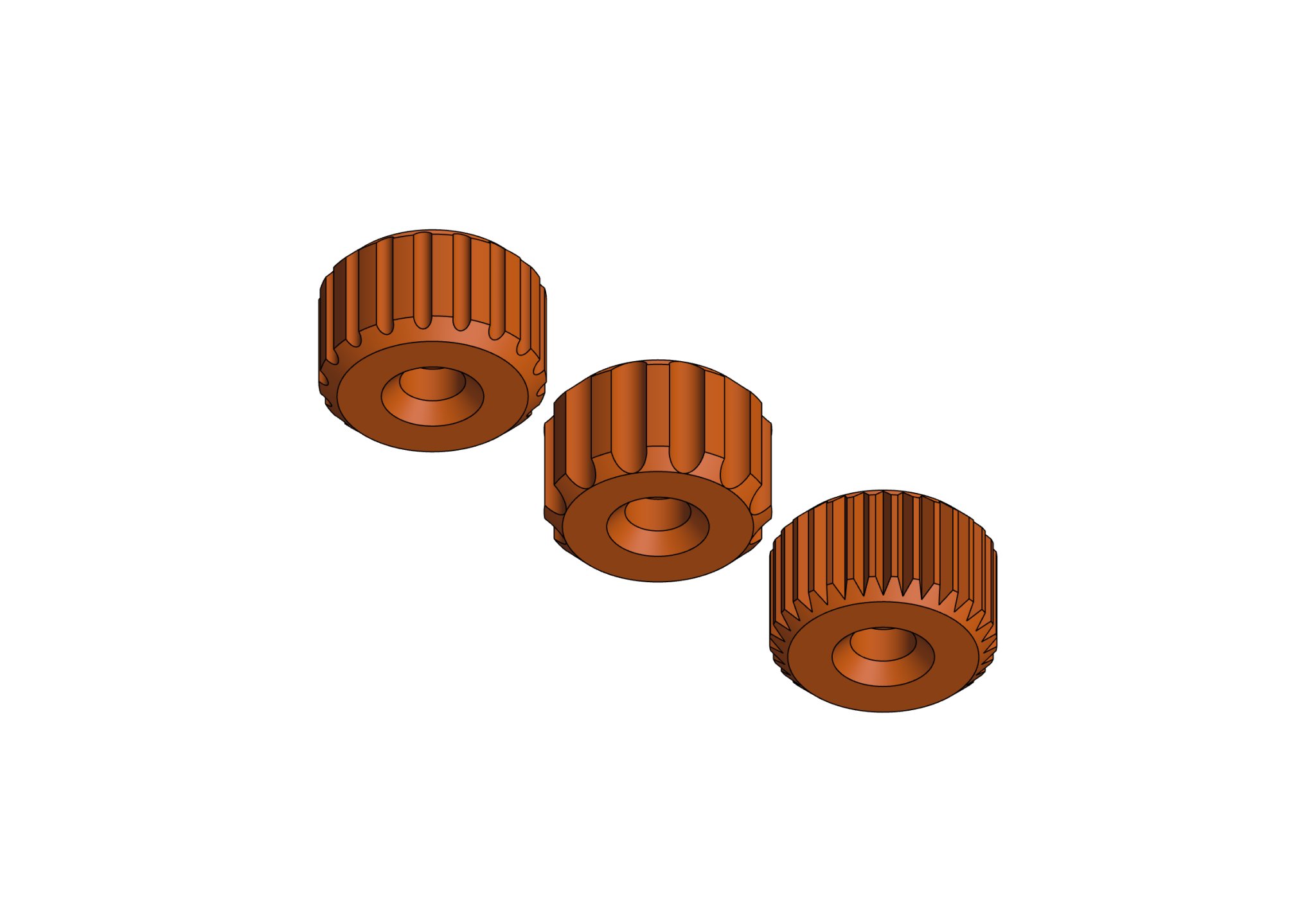 Ender 3, S1 & S1 Pro Tensioner Thumbscrews