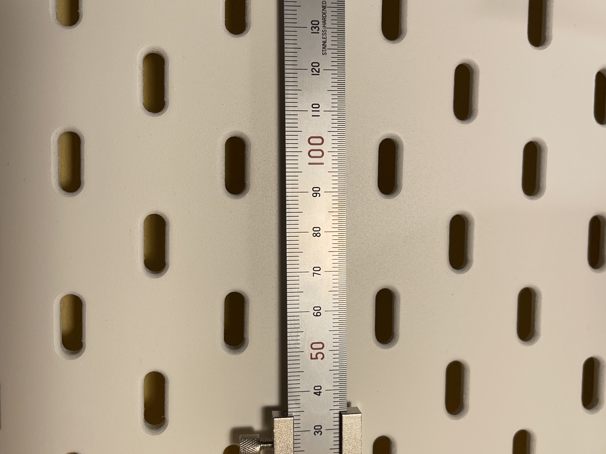 IKEA Skadis 8mm magnet (e.g. metal ruler)