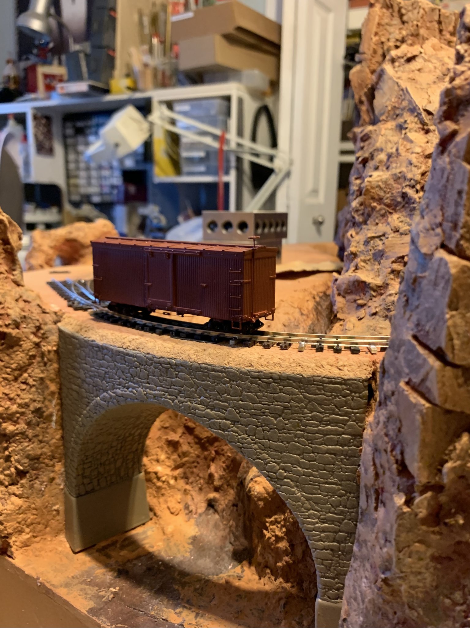 Tiêu đề Mô hình cầu đá cong đường sắt đường kính 8 - 12