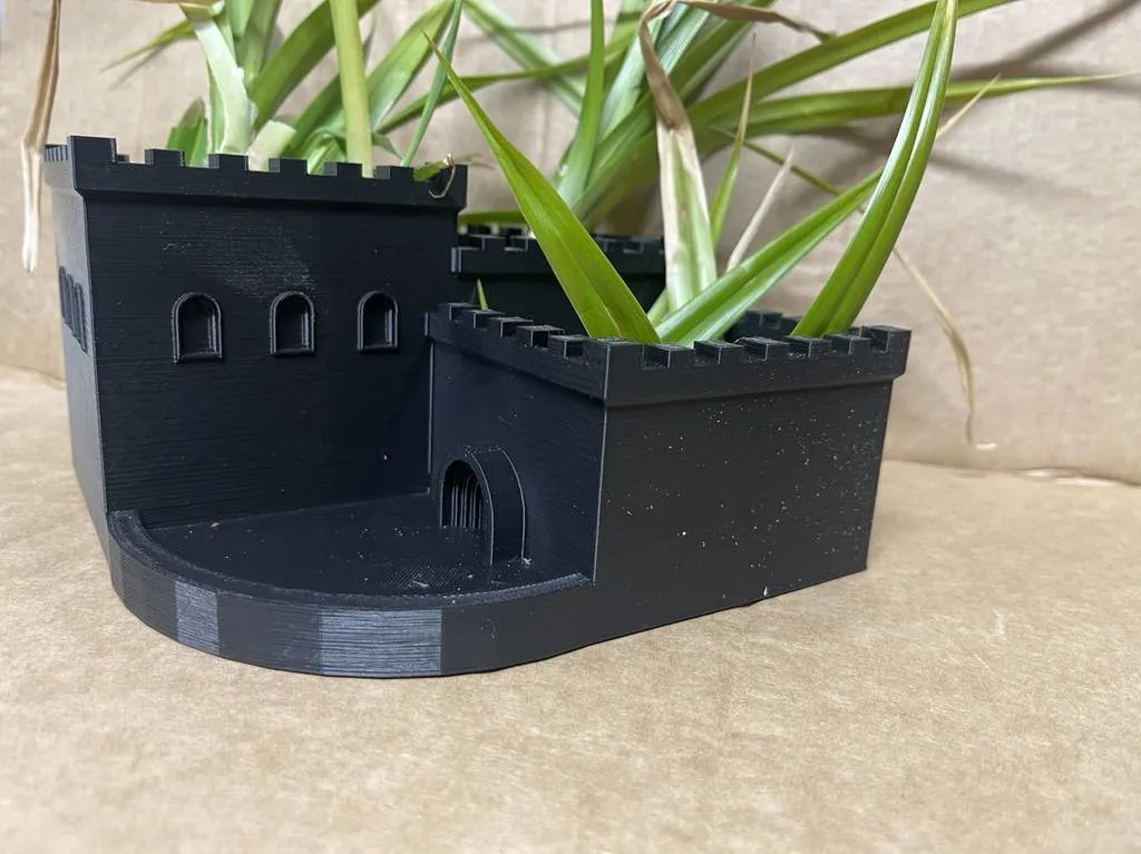 Chậu Trồng Cây Phong Cách Lâu Đài Trung Cổ