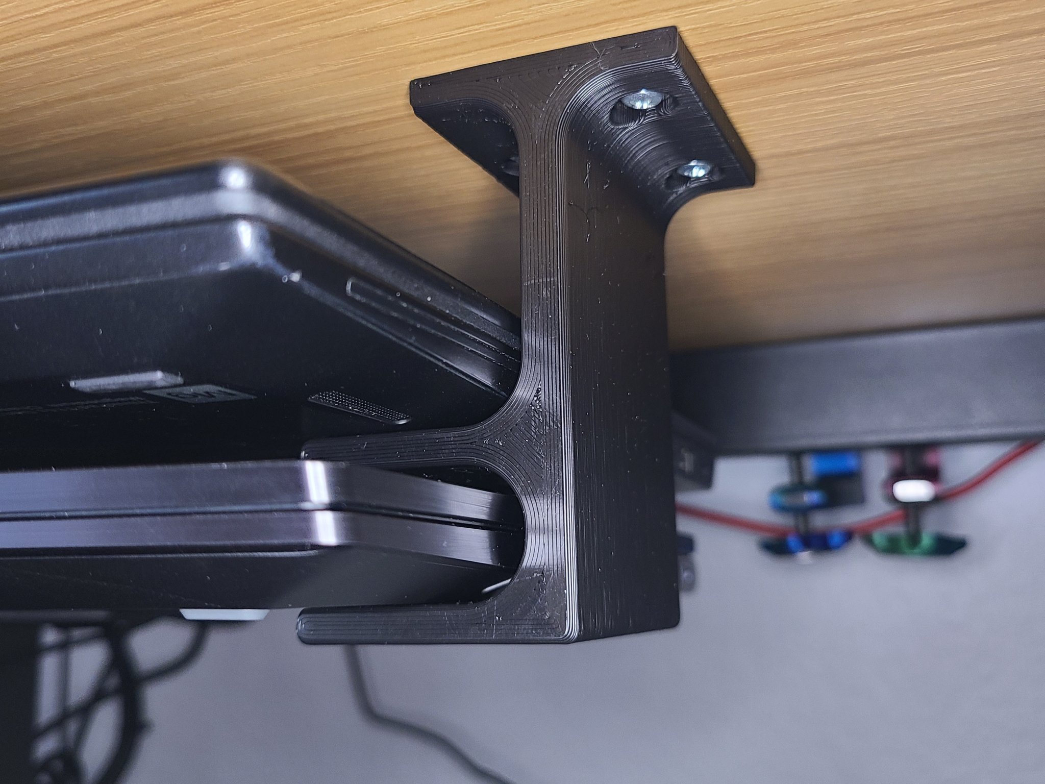3-Piece Under Desk Dual Laptop Mount