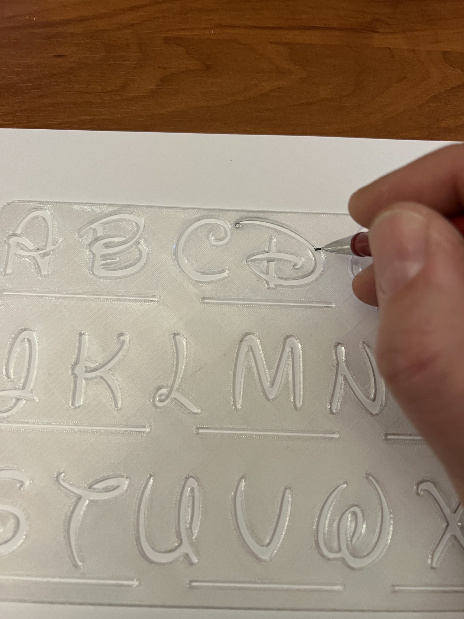 Tiêu đề Mẫu chữ và số Tóm tắt 25 mm DANH MỤC Sở thích