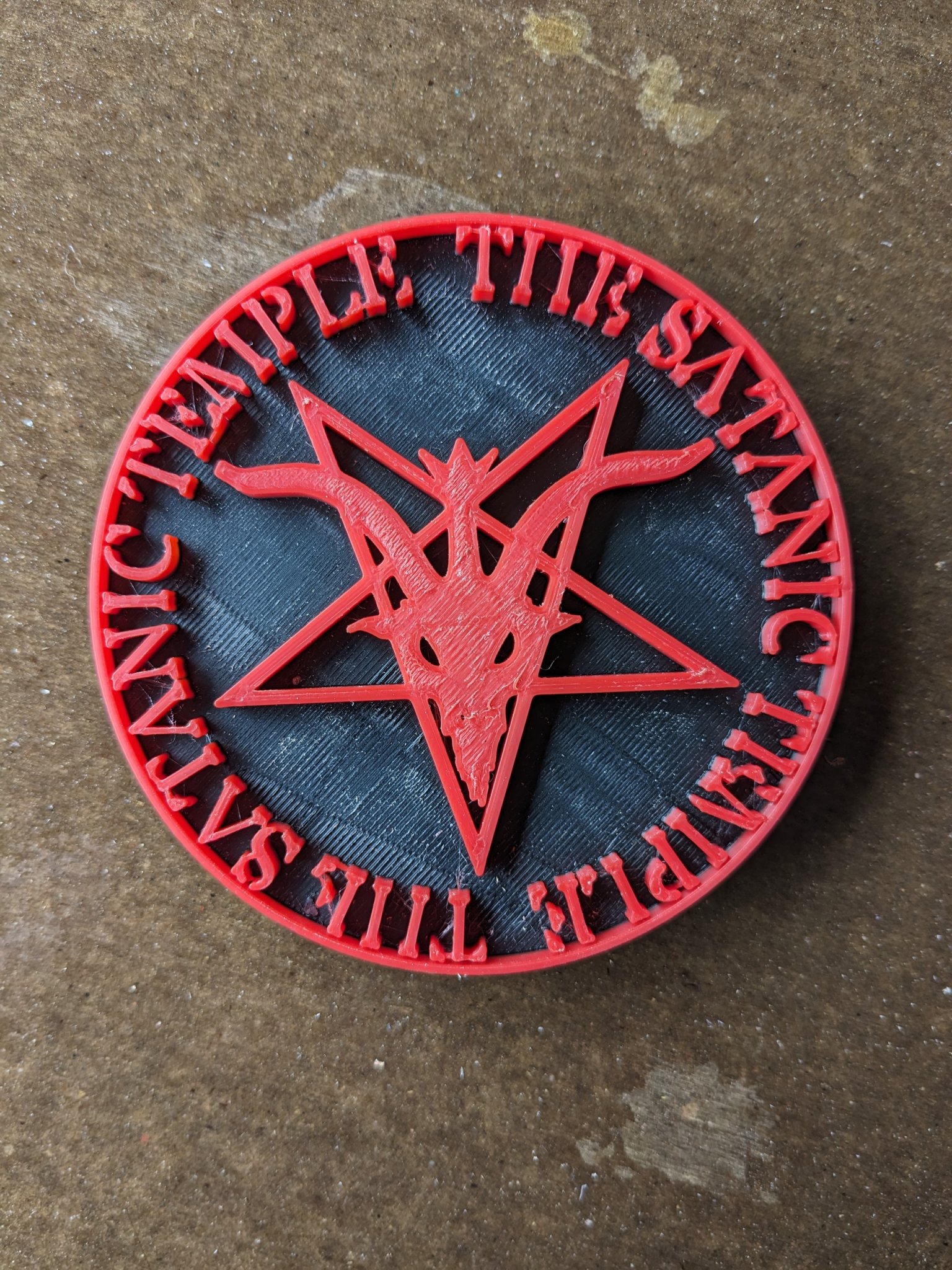 Huy Hiệu Logo The Satanic Temple