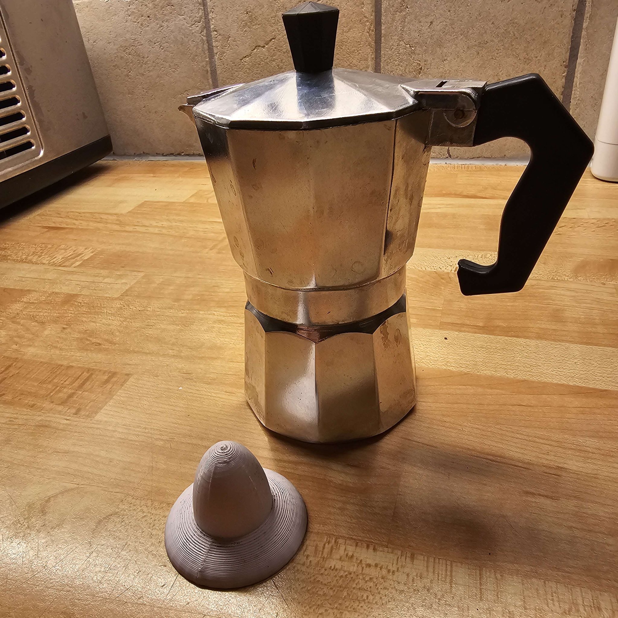 Tiêu đề Máy ép Moka Pot Tóm tắt Để nén cà phê cho Moka Pot 2 c