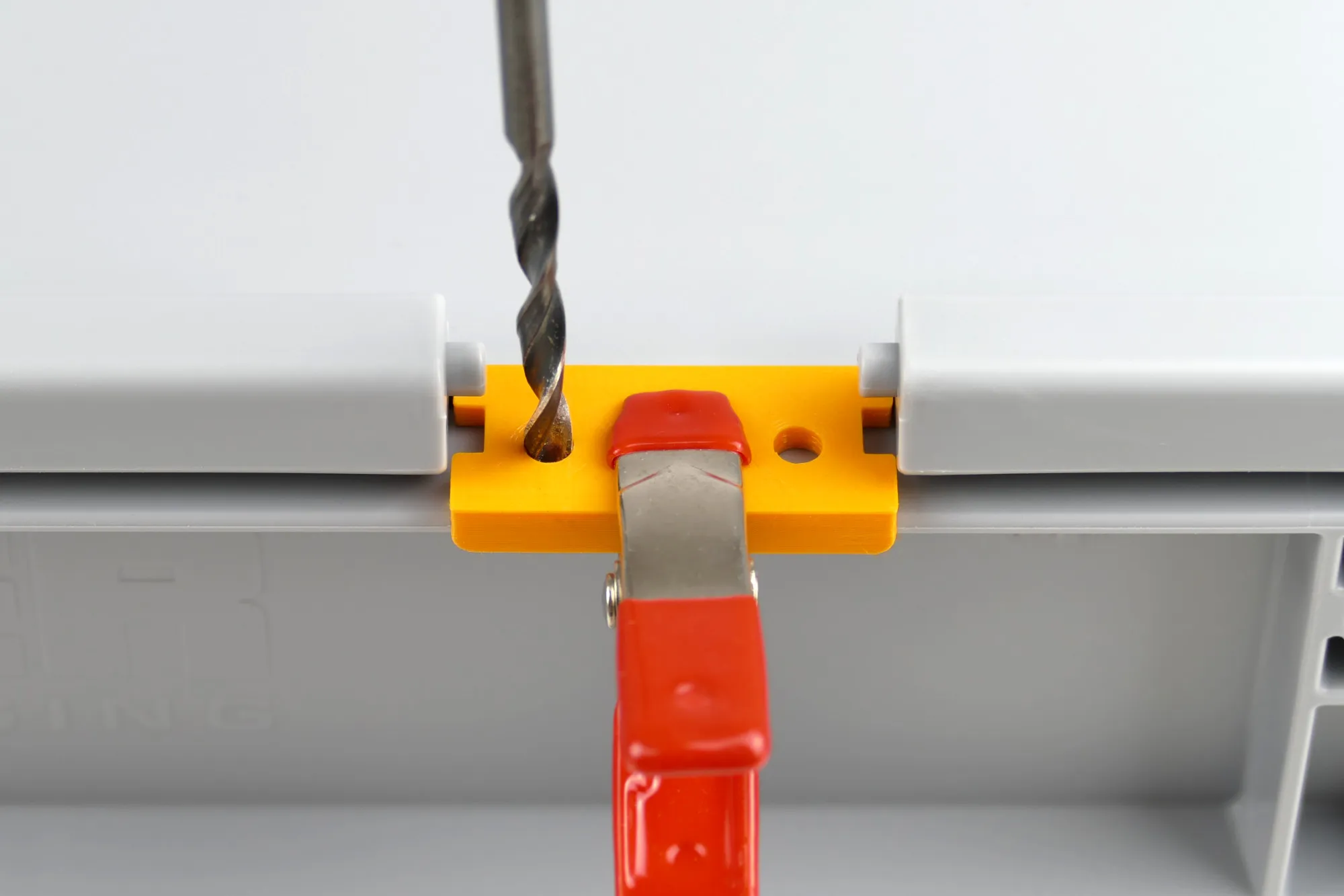 Drilling Jig for Auer Eurobox Lid