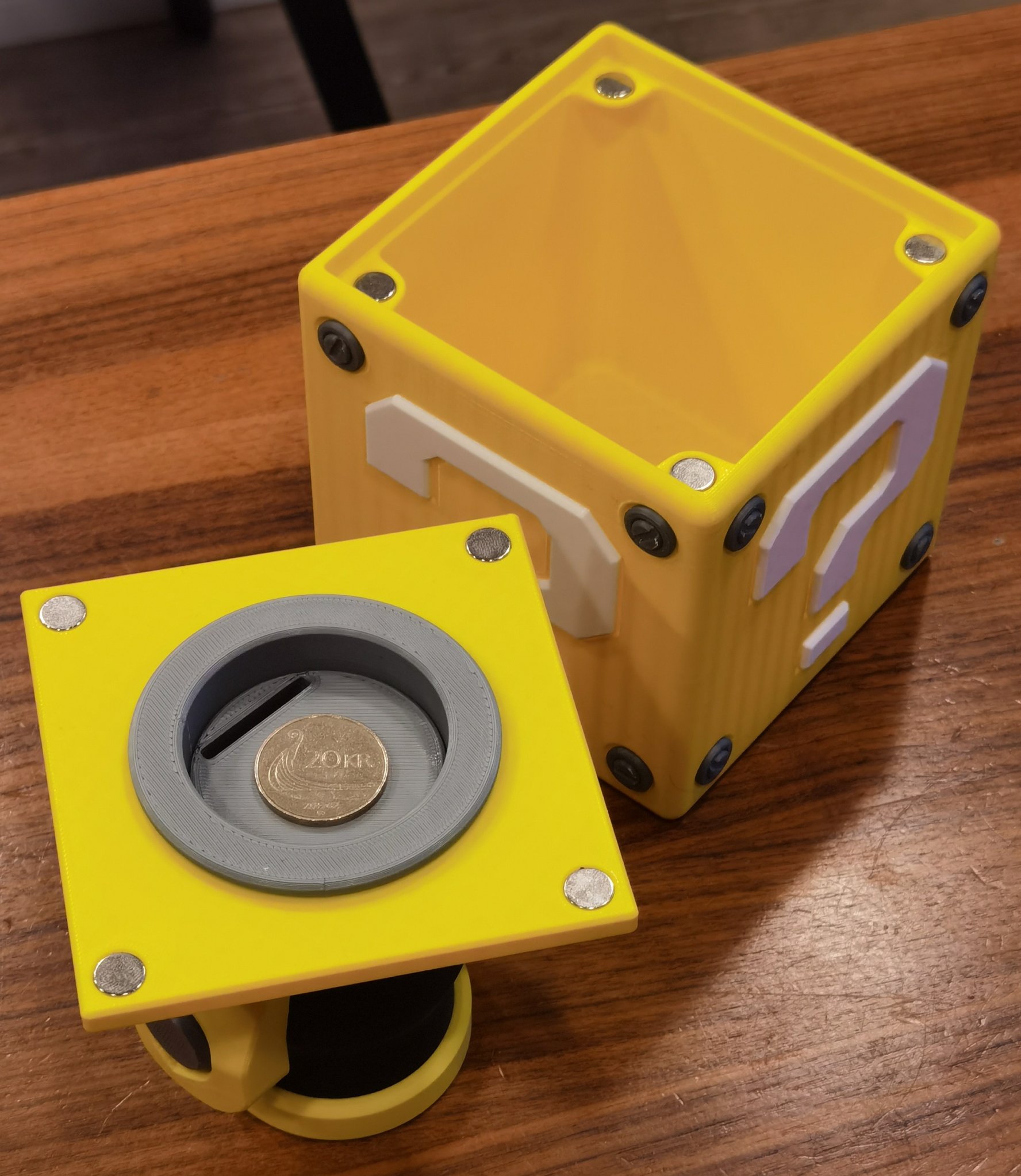 Tiêu đề Mario Style Canon Piggy Bank Tóm tắt Thu thập tiền của b