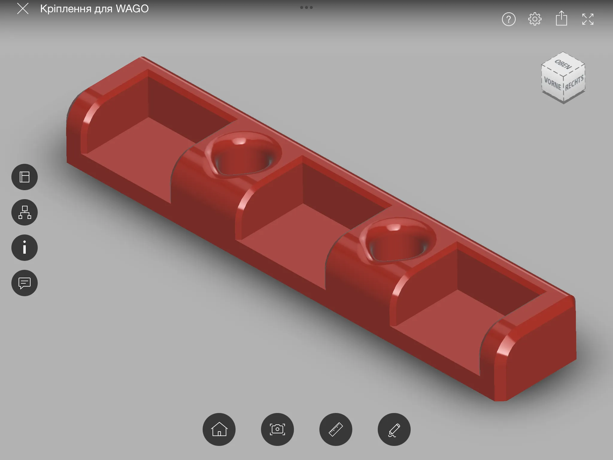 Tiêu đề Gắn cho ba bộ chia nguồn WAGO cho profile khe nhôm 3030 Tó
