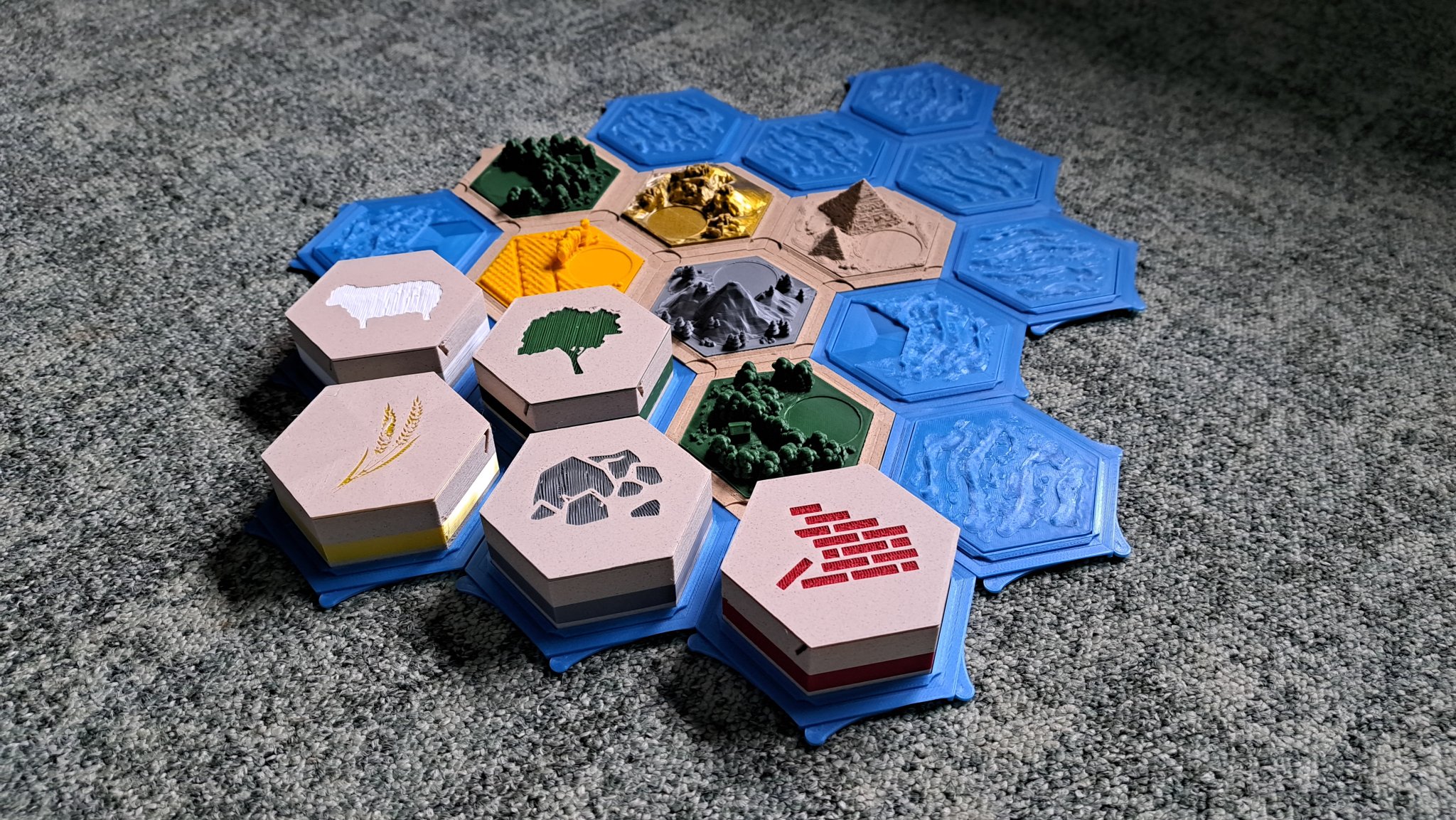 Tiêu đề Catan Thùng chứa tài nguyên Tóm tắt các thùng chứa