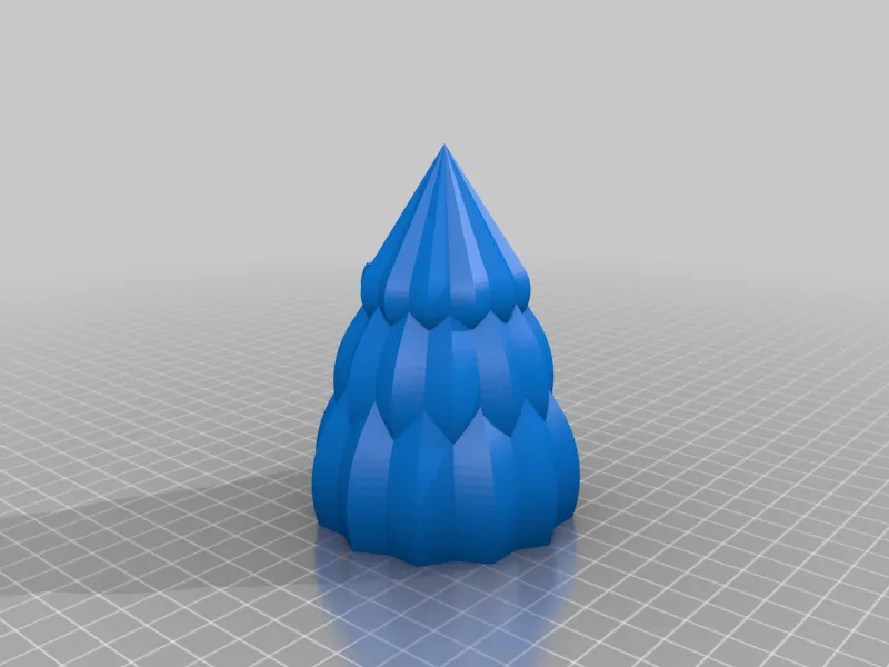 Print in Place collapsing Christmas Tree
