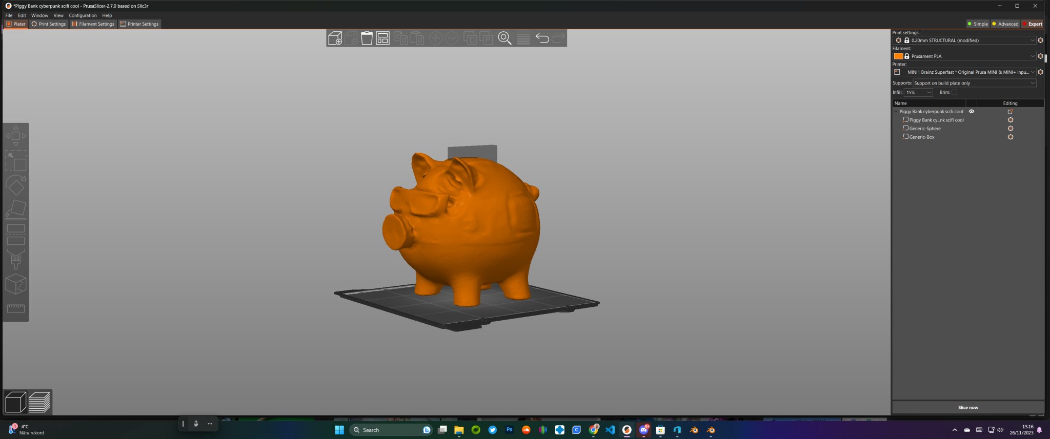Tiêu đề Piggy Bank cyberpunk khoa học viễn tưởng Tóm tắt Bền