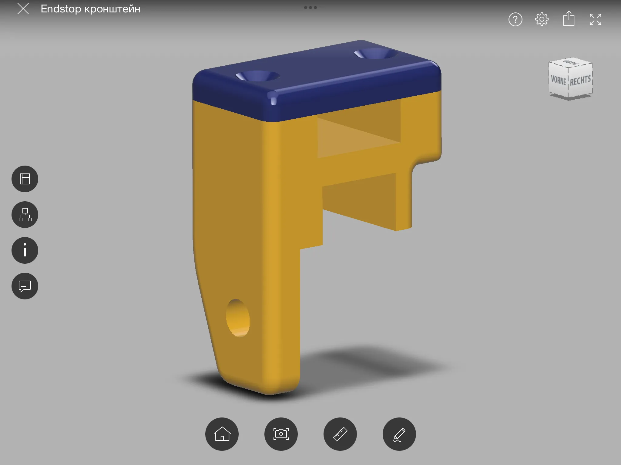 Endstop-switch holder for BLV Anet AM8