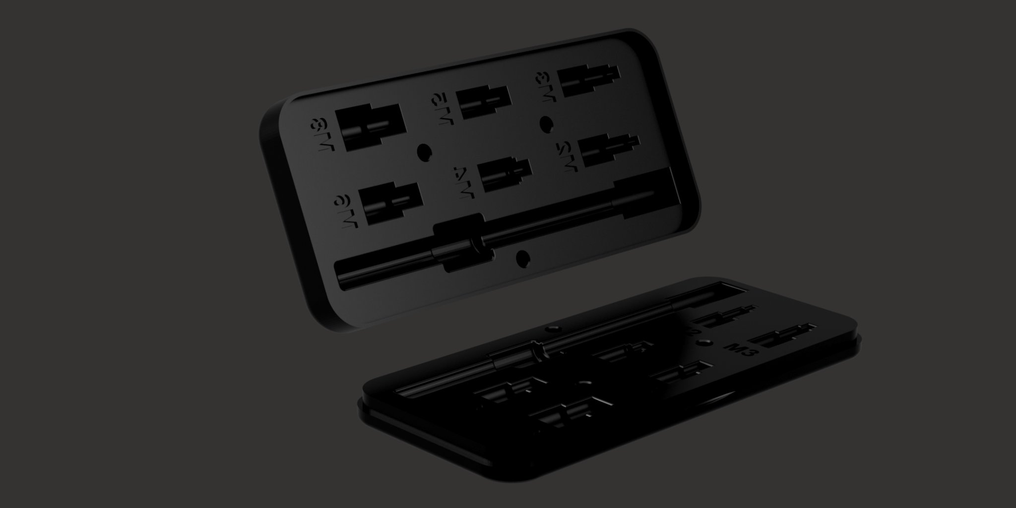 CNC Kitchen Pinecil/TS100 Heatset Insert tool storage case
