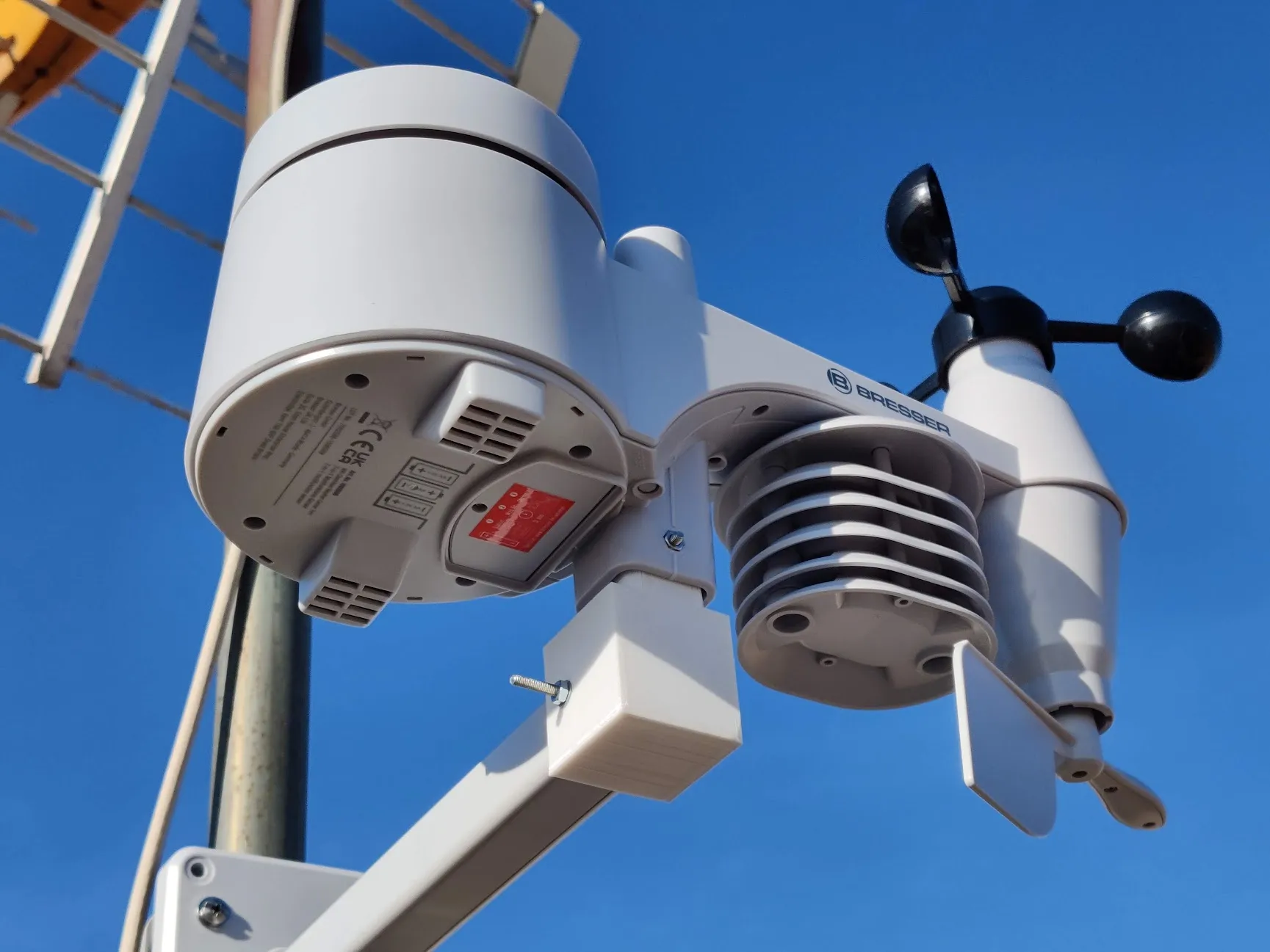 Ngàm nối gắn cột cho trạm thời tiết Sencor hoặc Bresser