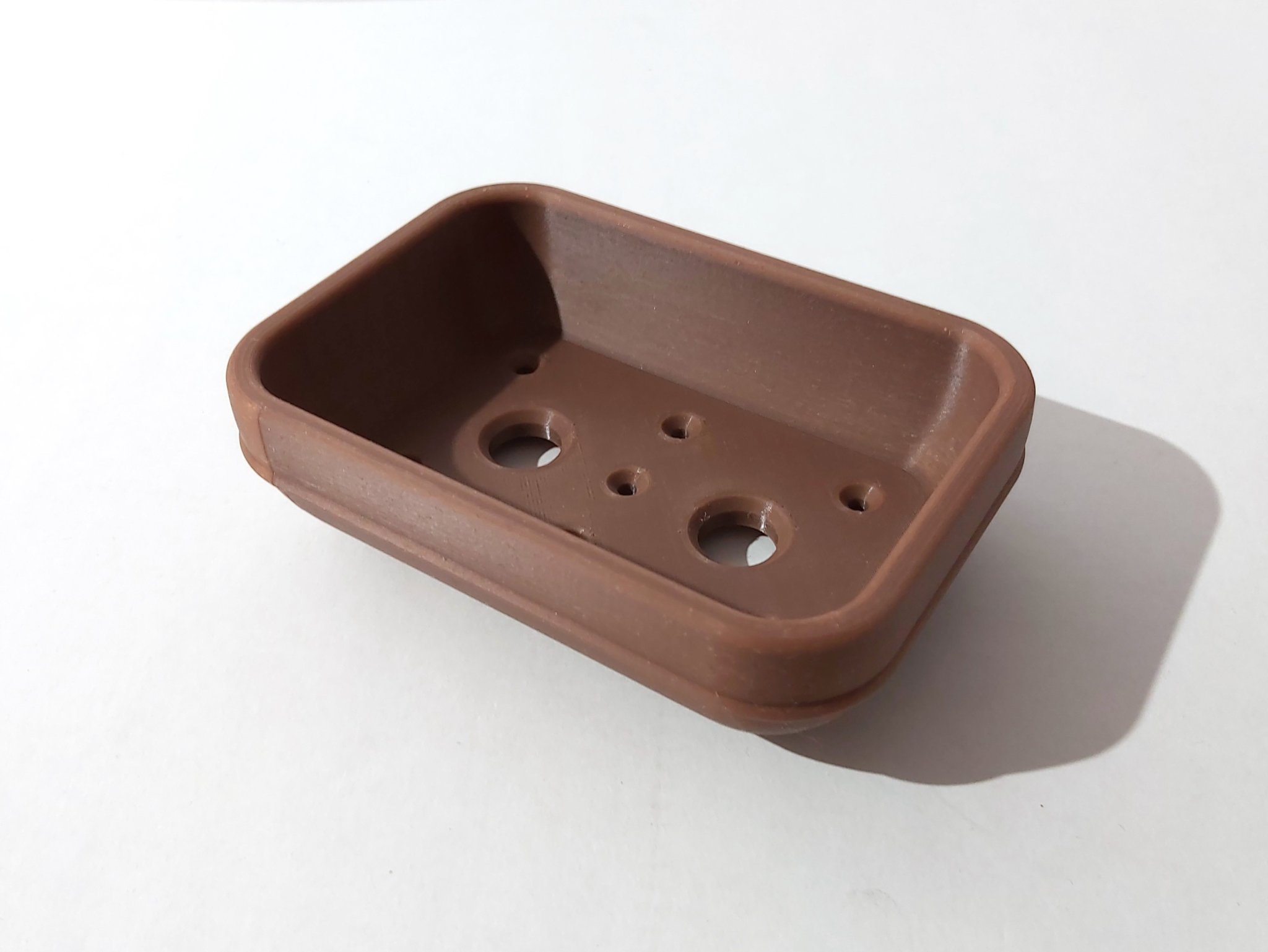 Chậu Bonsai 11 chữ nhật bo tròn (mame) 131x91x39mm