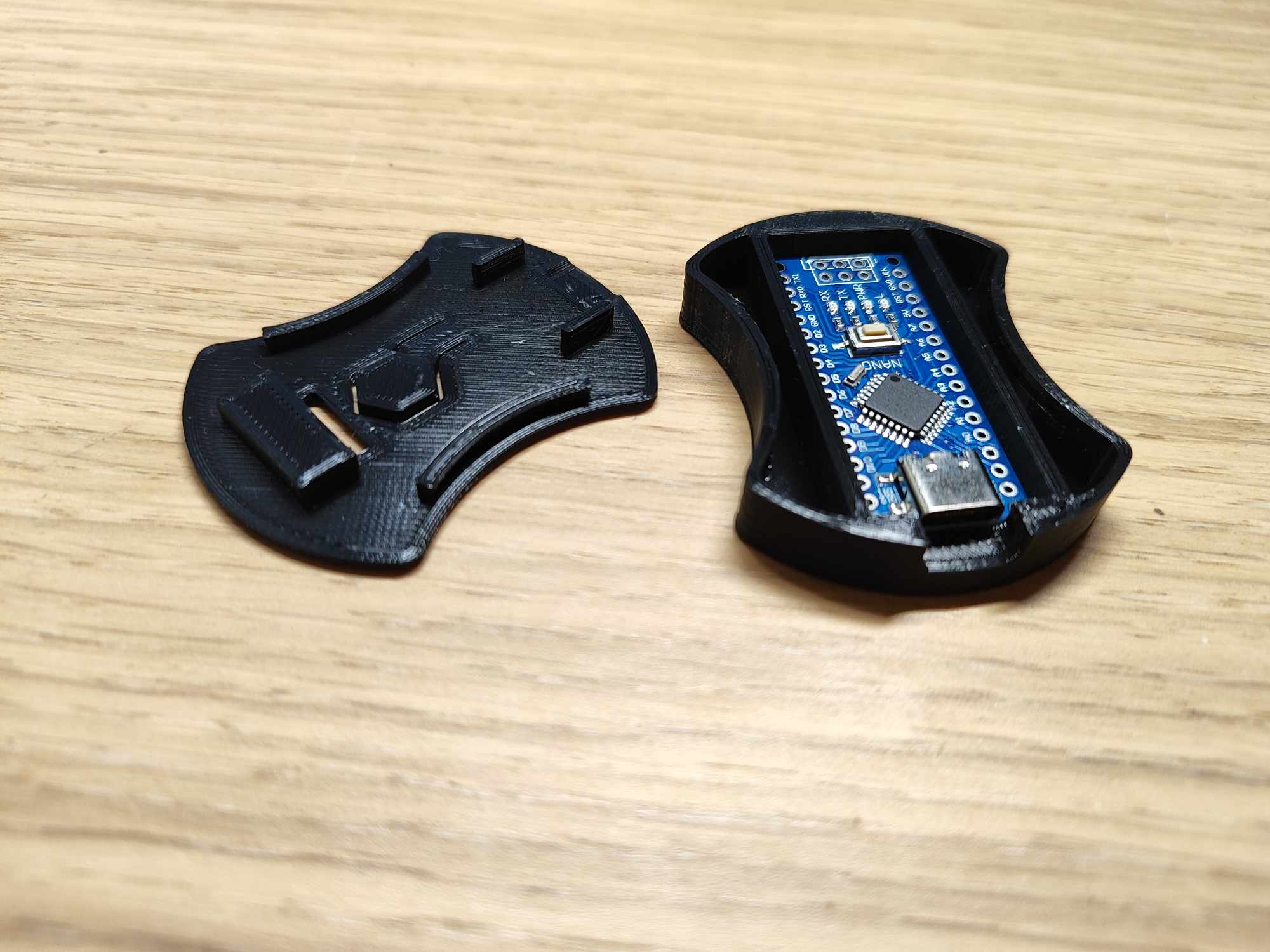 Tiêu đề Case cho Arduino Nano USB-C Tóm tắt Hộp đựng vừa vặn