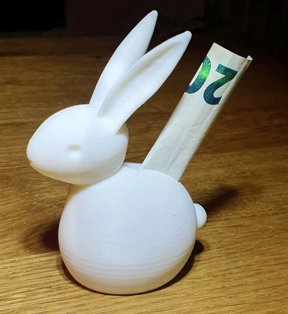 Title Chú thỏ Phục sinh trong vai Piggy Bank Osterhase als Sparbüchse