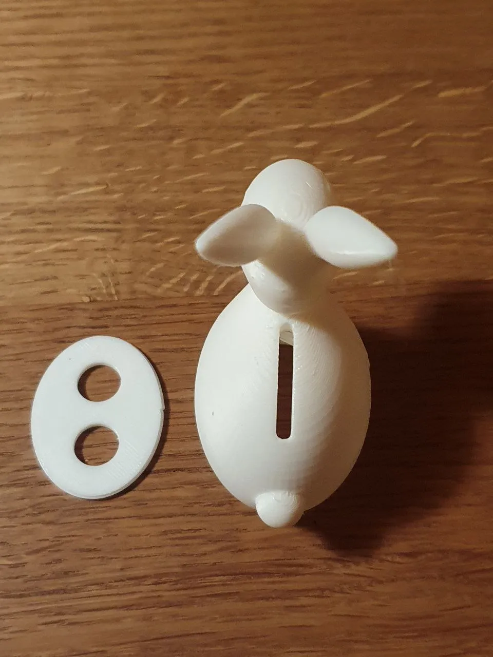 Title Chú thỏ Phục sinh trong vai Piggy Bank Osterhase als Sparbüchse