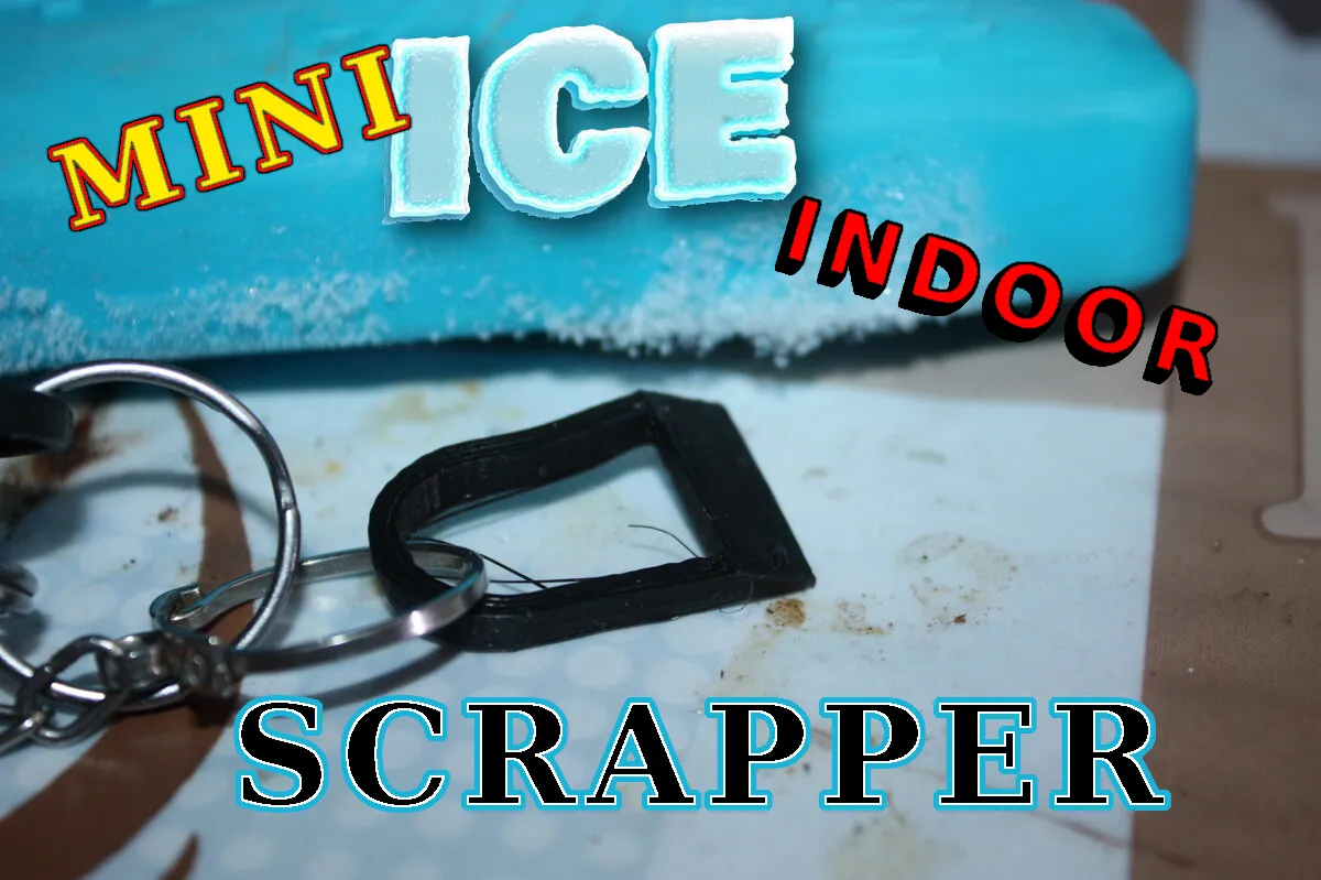 Indoor Mini Keychain ICE Scrapper