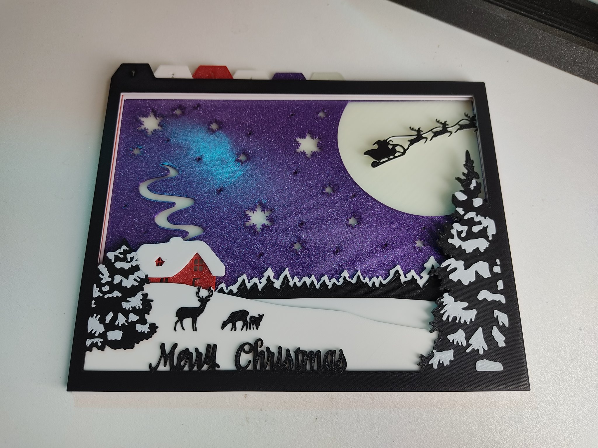 Tiêu đề Hộp bóng Giáng sinh nhà ông già Noel Tổng hợp Bộ 6