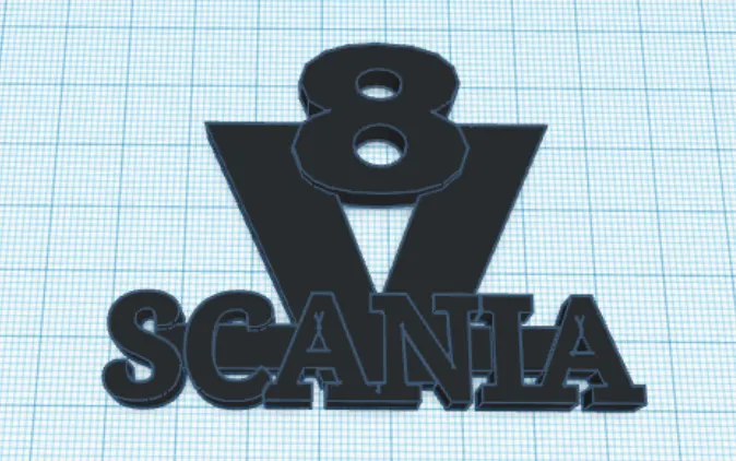 Tiêu đề Scania V8 Tóm tắt móc treo sleutel DANH MỤC Nghệ thuậ