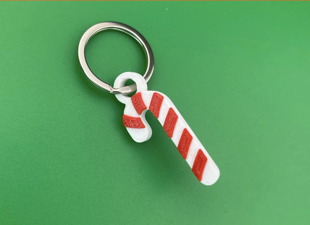 Tiêu đề Móc khóa Candy Cane Tóm tắt lỗ móc khóa 6mm DANH MỤC