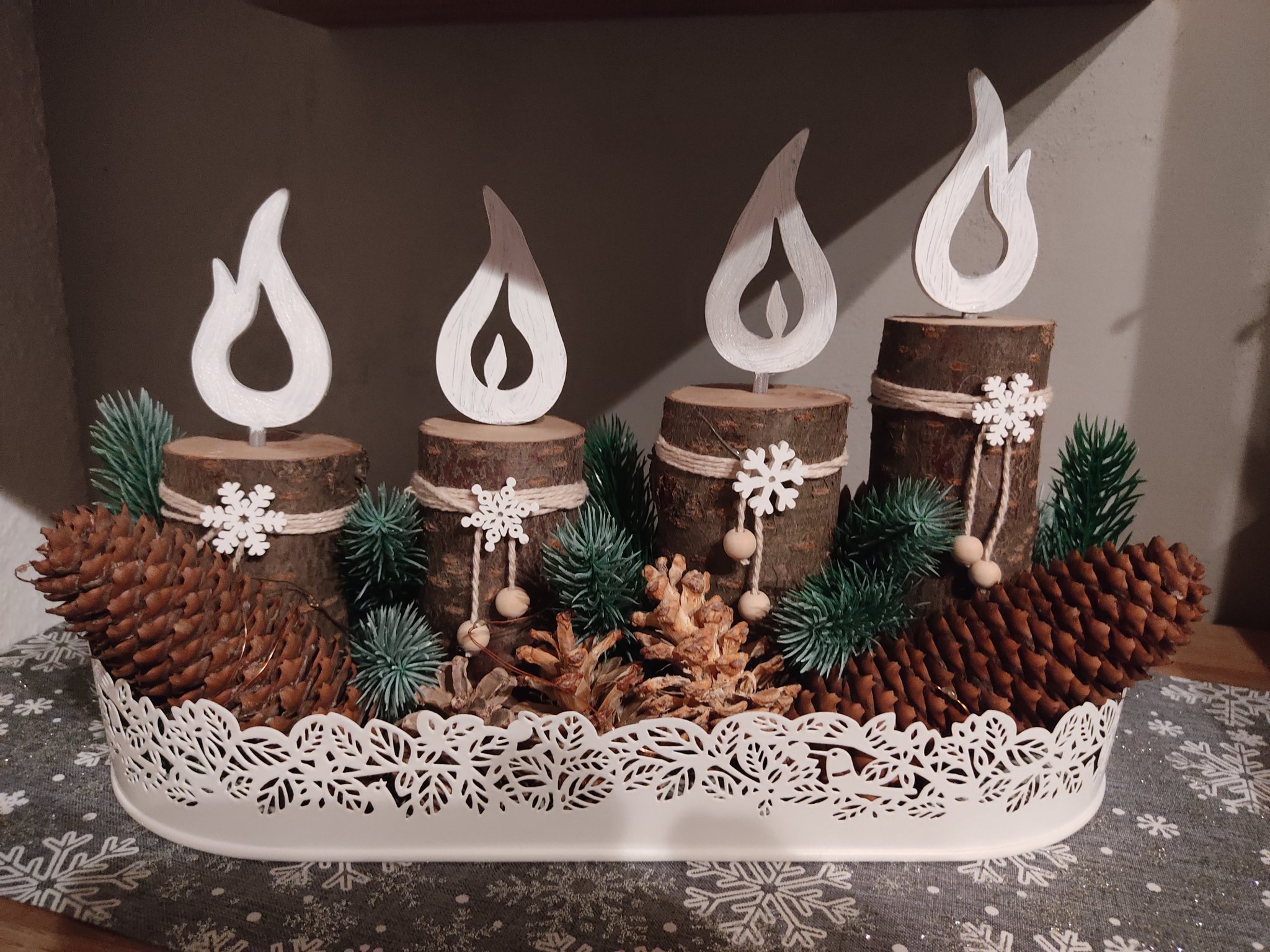 Vánoční dekorace - svíčky