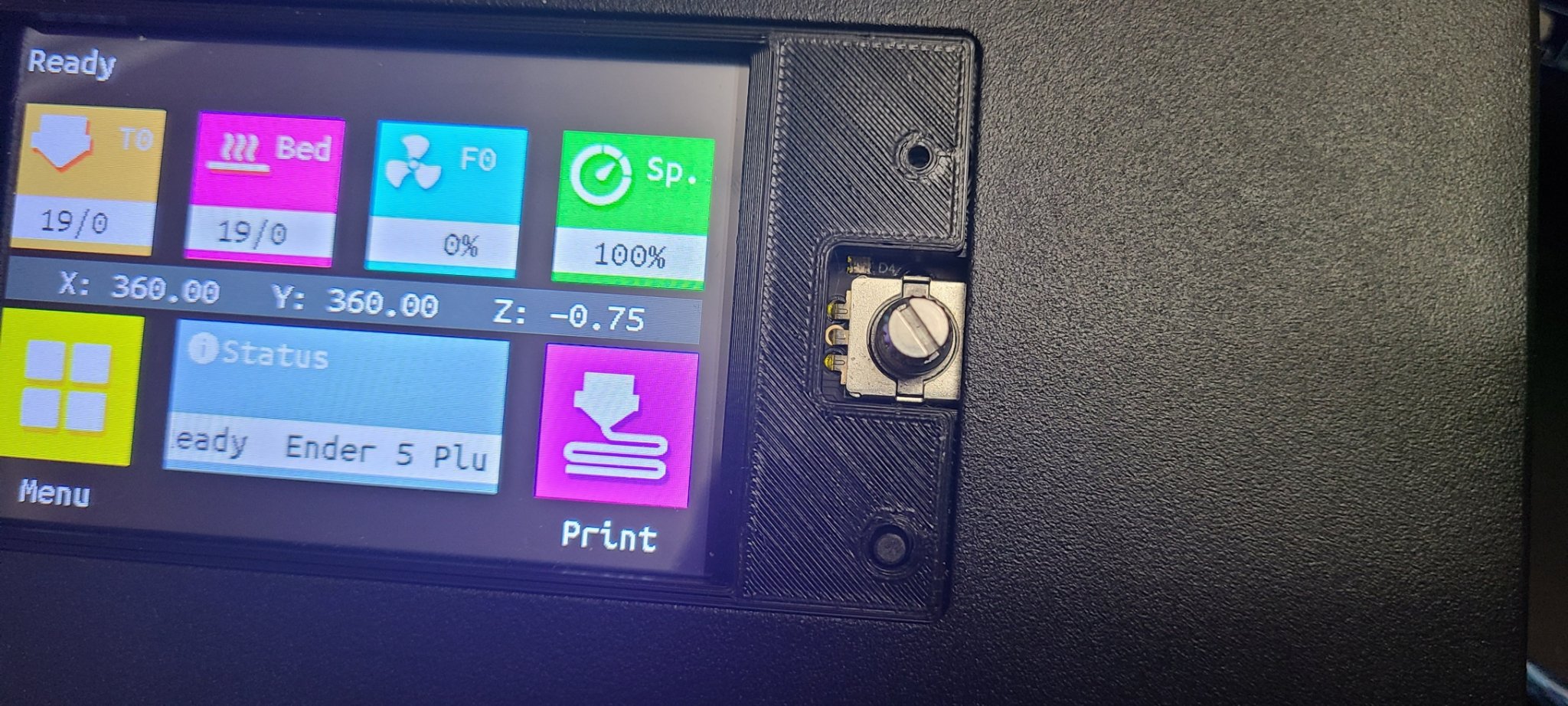 Tiêu đề Giá treo màn hình BigTreeTech TFT35 v301 cho Ender 5 Plus Tó