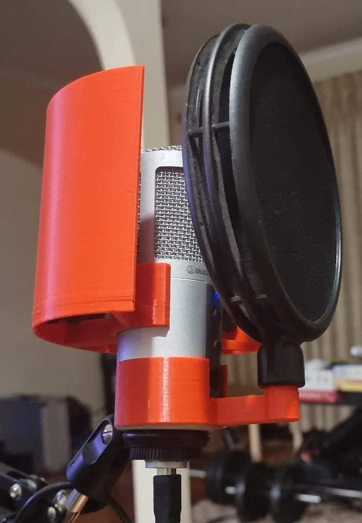 Tiêu đề Tấm chắn âm thanh micro và khung lọc pop cho Audio Technica