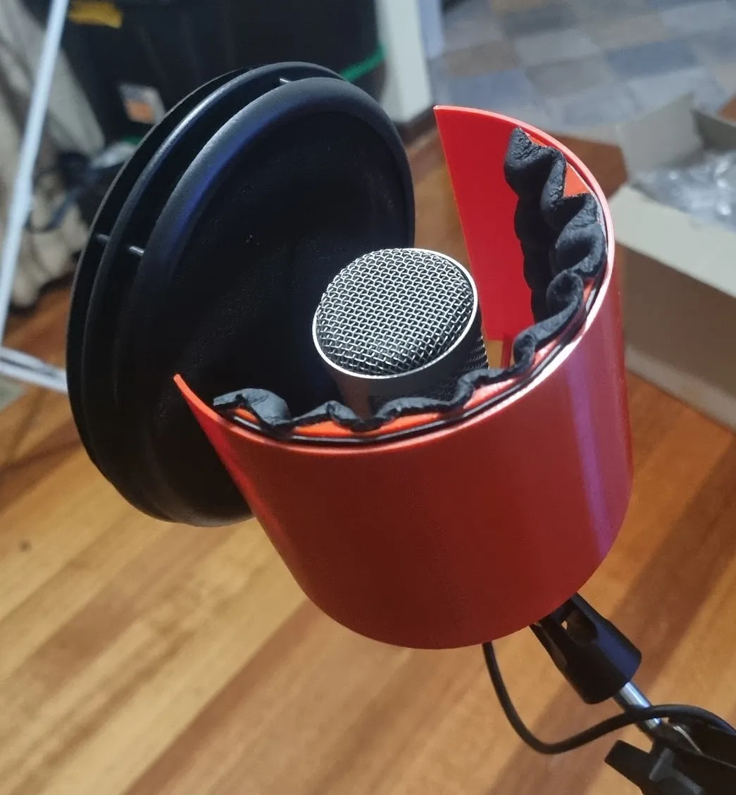 Tiêu đề Tấm chắn âm thanh micro và khung lọc pop cho Audio Technica