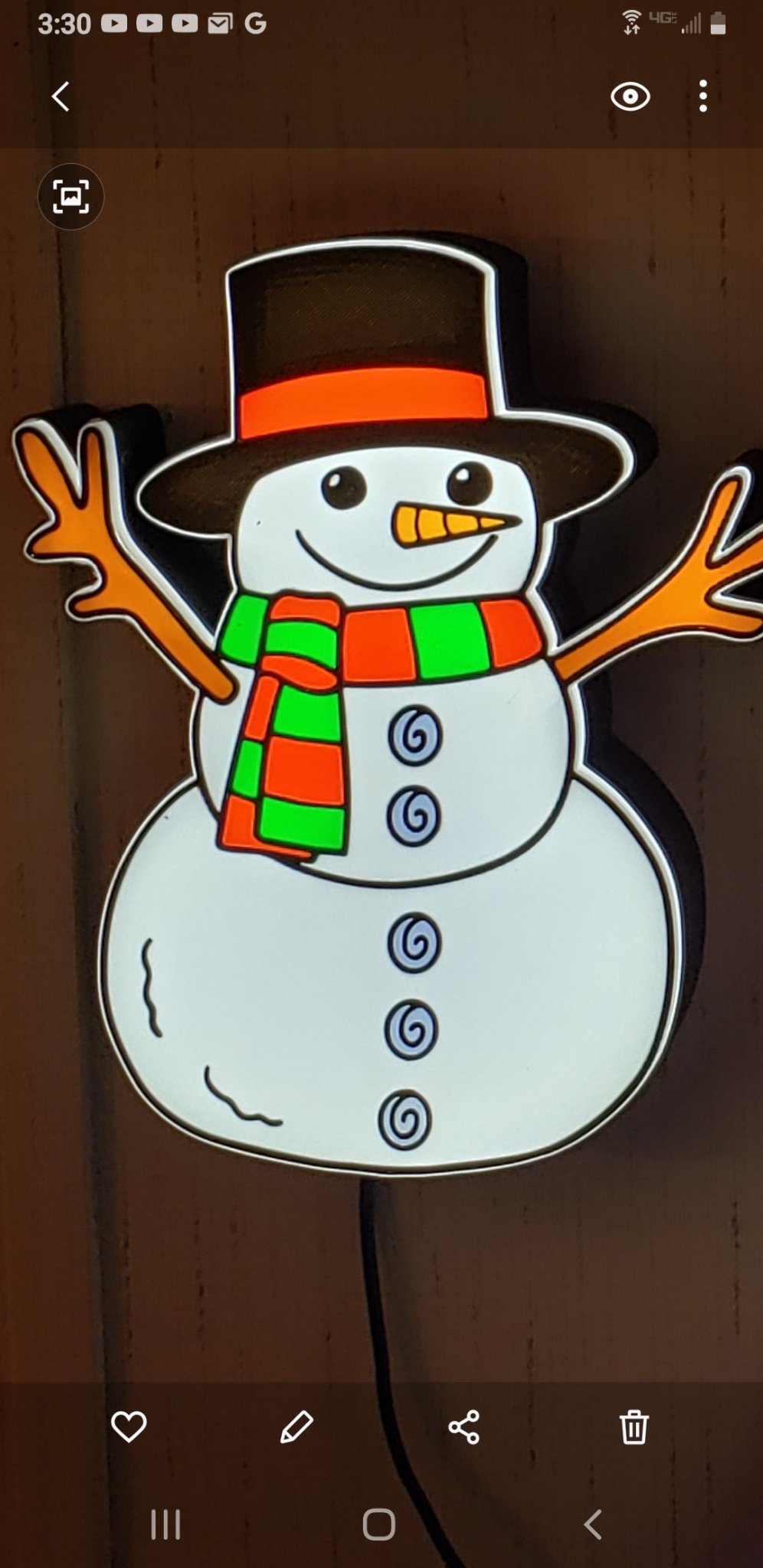 Tiêu đề Frosty The Snowman Lightbox Tóm tắt Hộp đèn Chevy sẽ yê