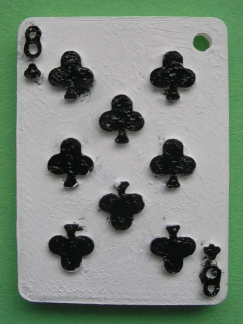 Tiêu đề Přívěšek na klíče - karty kříže Keychain - thẻ câu l