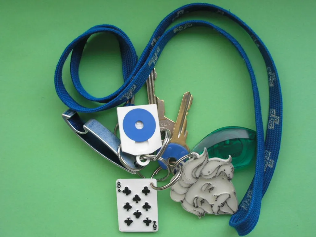 Tiêu đề Přívěšek na klíče - karty kříže Keychain - thẻ câu l