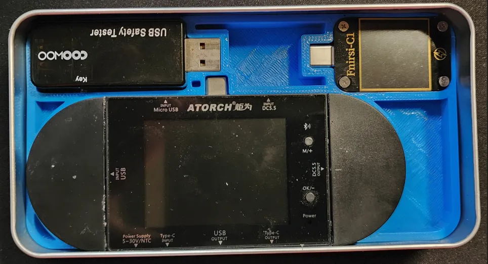 USB tester small box organizer