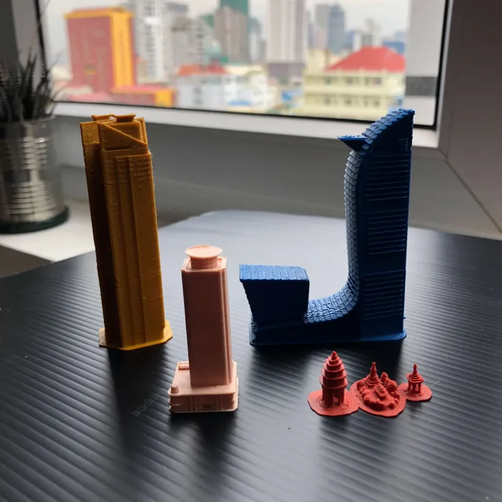 Skyscrapers of Phnom Penh, Cambodia