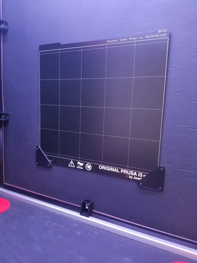 Prusa MK3 Series Bed Holder (Wall Mount)