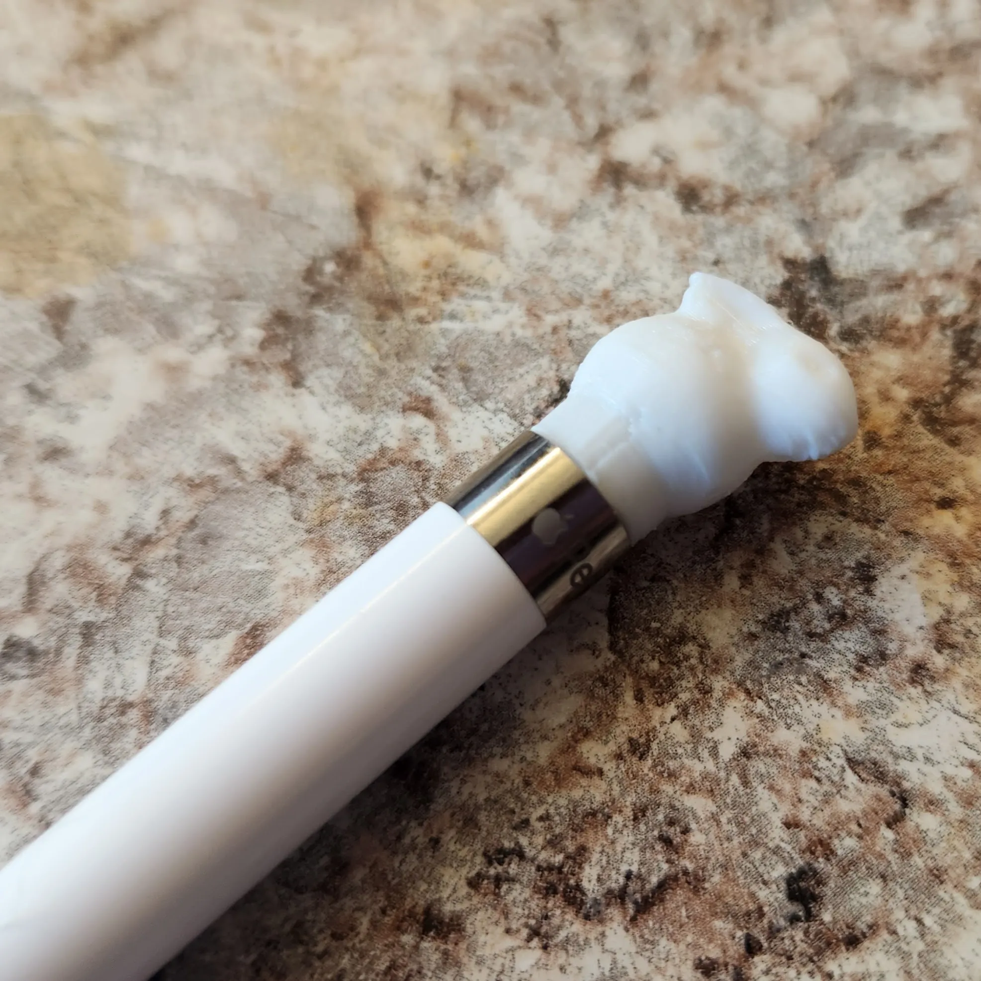 Tiêu đề Mũ bút chì Bunny Apple Tóm tắt Nắp vừa khít cho bút c