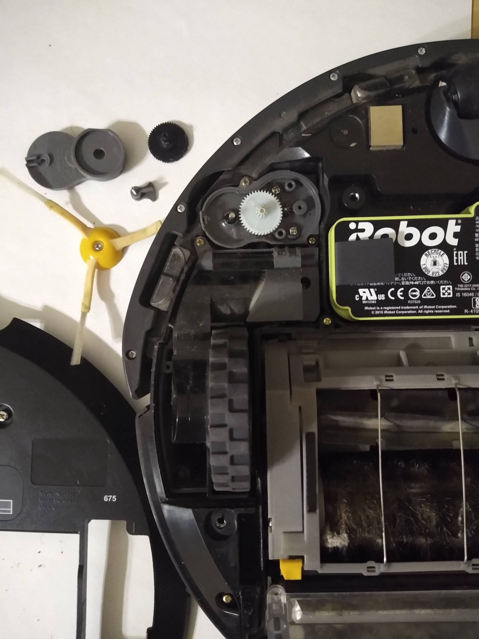 Tiêu đề Thiết bị truyền động quét bên Roomba Tóm tắt Đây