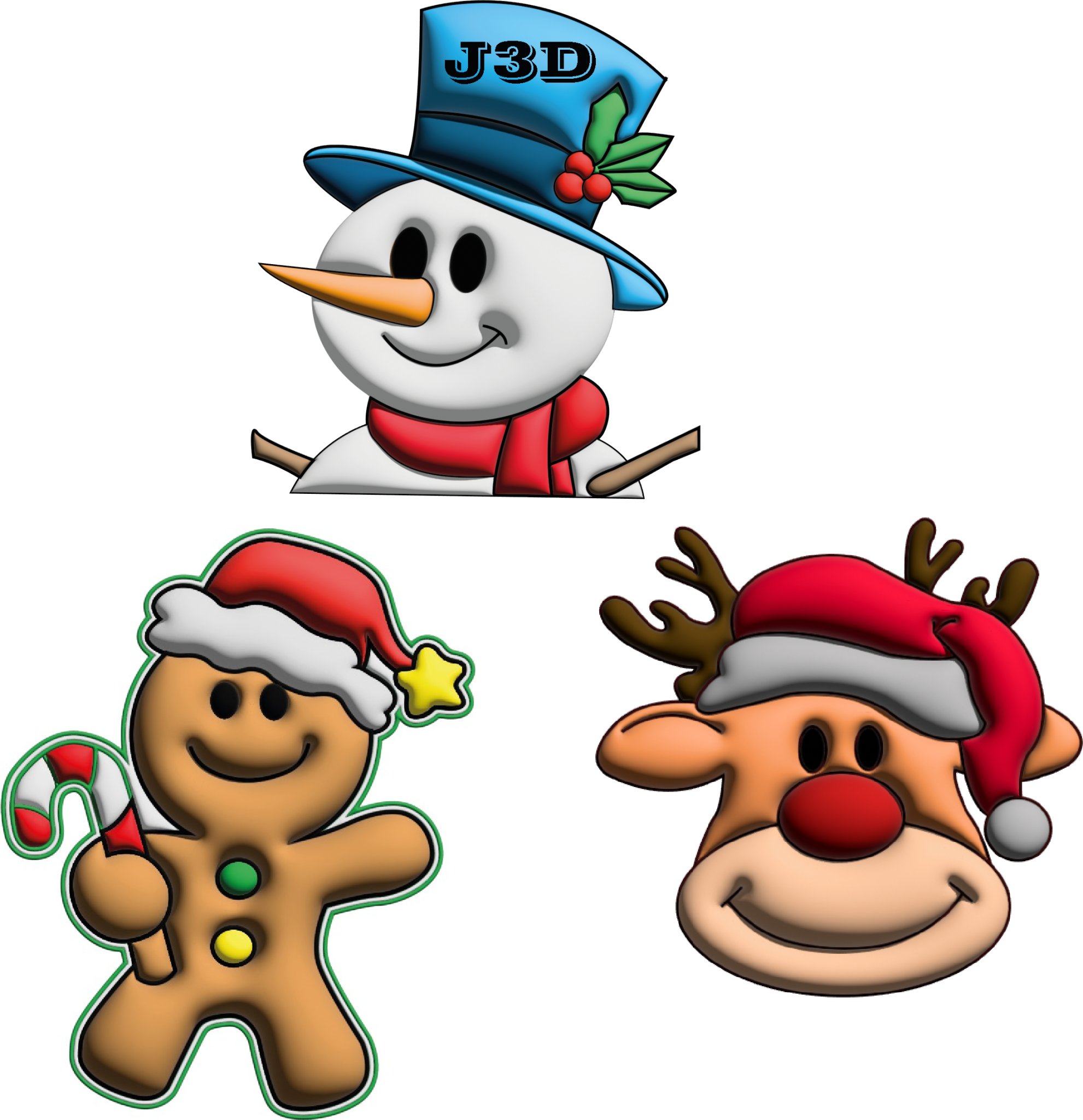 Khuôn Cắt & Dập Bánh Quy Giáng Sinh