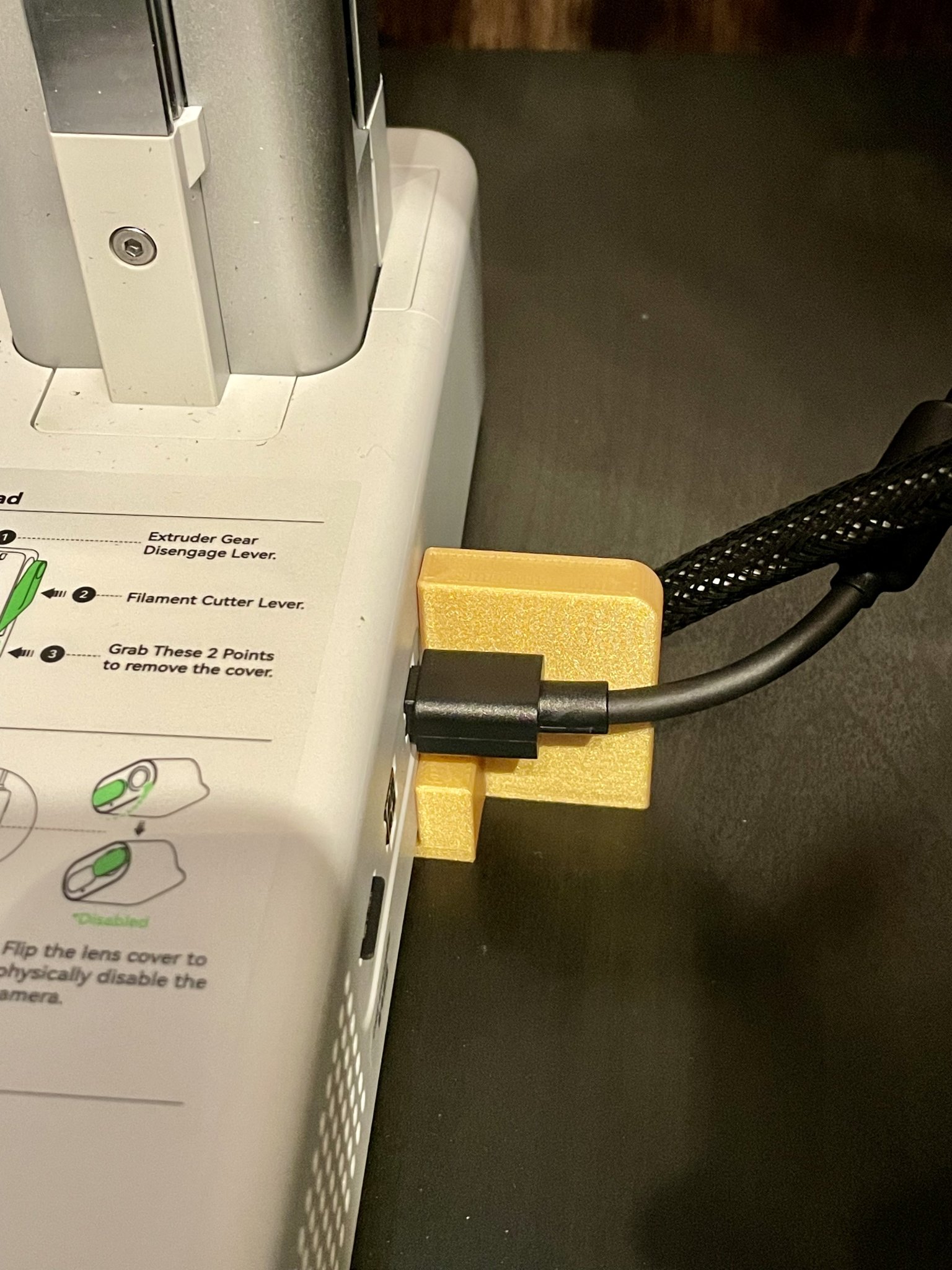 Tiêu đề Máy táchgiá đỡ cáp máy đùn mini Bambulab A1 Tóm tắt