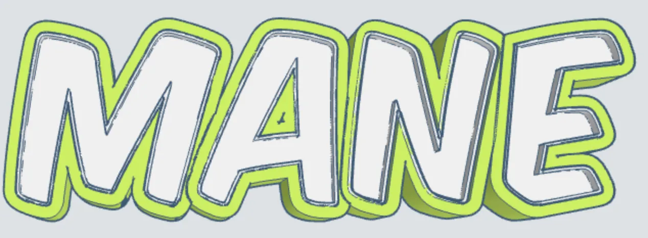 MANE LED- Namenslampe (Name lamp)