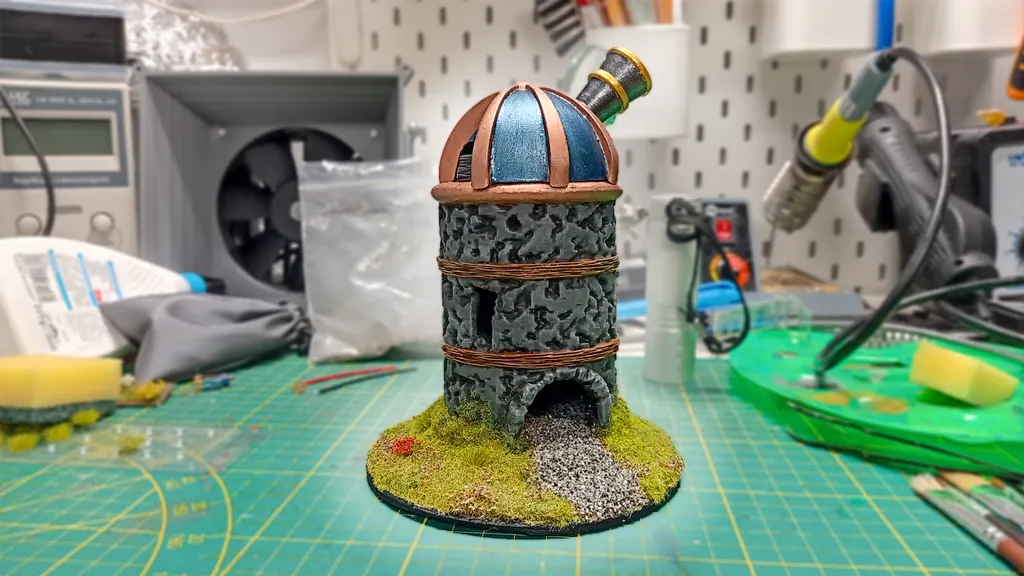 Tiêu đề Đài thiên văn bỏ hoang - Diorama Tóm tắt Một người