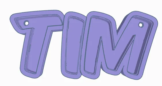 Tiêu đề TIM LED- Namenslampe Đèn tên Tóm tắt TIM als druckbare LE