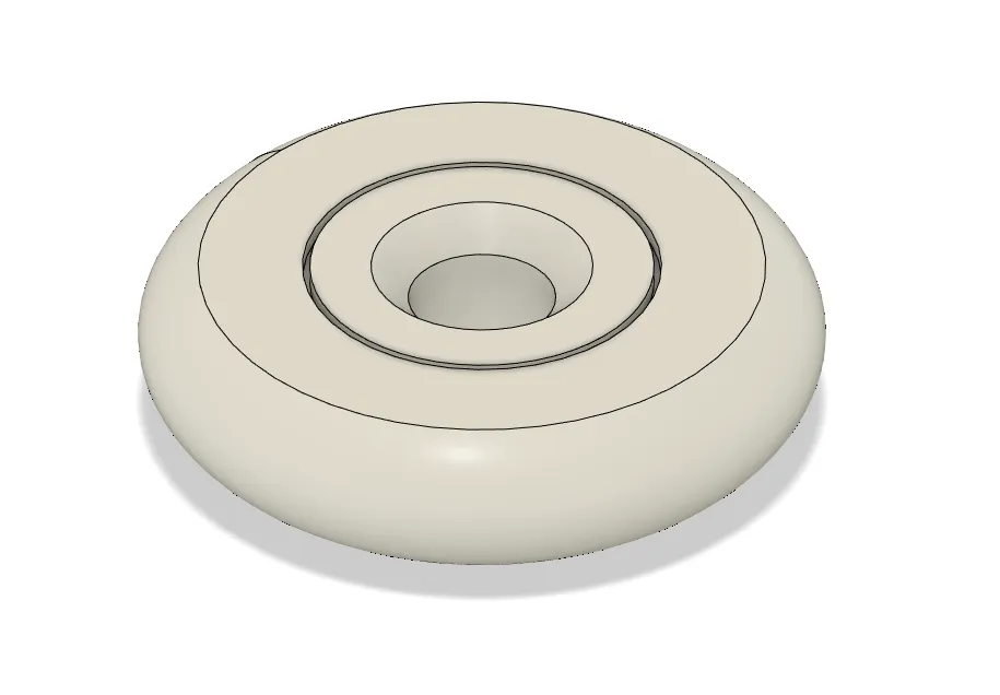 Bánh xe bi cửa phòng tắm 23mm